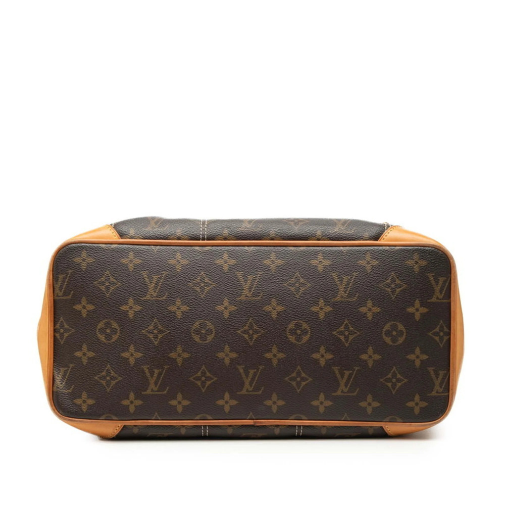 LOUIS VUITTON Authentic Brown Monogram Leather Shoulder Bag - Picture 3 of 6